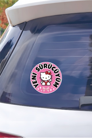 Yeni Sürücü 14x14 Cm Su Geçirmez Yüksek Çözünürlüklü Araba Motor Kask Laptop Sticker