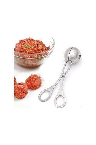 Ranyeek Stainless Steel Et Topu Kaşığı - 16.5cm Geliştirilmiş Kuru Toplama Ve Şekillendirme Aleti Diğer