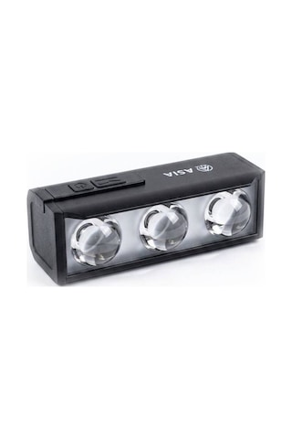 Asia Mx 700 1000lm Usb Şarjlı Bisiklet Ön Far Aydınlatma Siyah