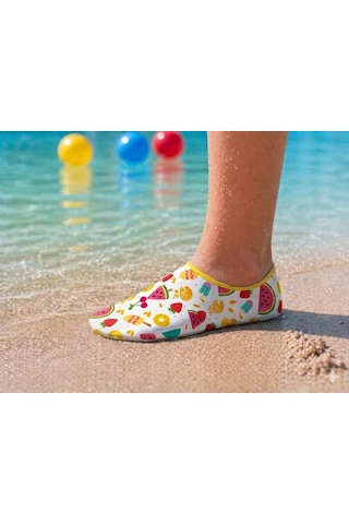 Gripptoes Kaymaz Damla Tabanlı Deniz&havuz Çorabı C2 Çok Renkli