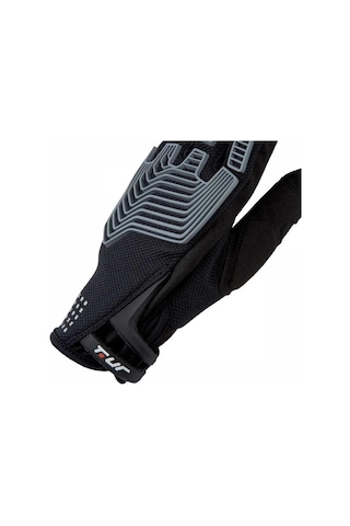 T.tur G-three Korumalı Soft Motosiklet Eldiveni Siyah