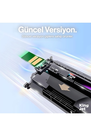 Kingjet Hp Uyumlu 151x W1510x Yüksek Kapasiteli 2'li Paket Uyumlu Toner Çipli 4003n