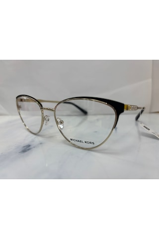 Mk3064 1014 55ekt Marsaille Cat Eye Medium Beden Uv420 Mavi Işık Korumalı Gözlük Açık Altın