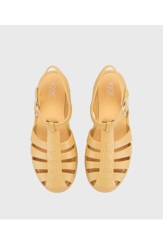 İgor S10259-235 Bıarrıtz Mate Kadın Sandalet Sarı 36-41 Sarı