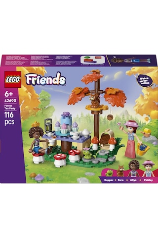 LEGO® Friends Orman Çay Partisi 42690 - 6 Yaş ve Üzeri Çocuklar için Mini Bebek İçeren Yaratıcı Oyuncak Yapım Seti (116 Parça)