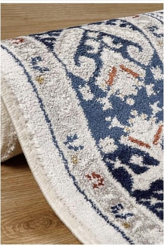 Gümüşsuyu Zara 17434 Tozumaz Seccade 80x130 - Mavi