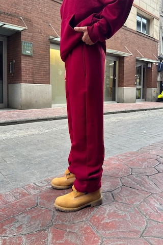 Flaw Basic Ayarlanabilir Paça Eşofman Altı Bordo Bordo