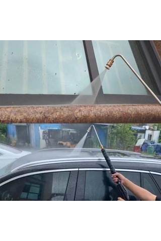 Kosona Stainless Steel 4000 Psı Yüksek Basınçlı Yıkama Makinesi Uzantı Çubuğu 5 Renkli Uçlu Aksesuar