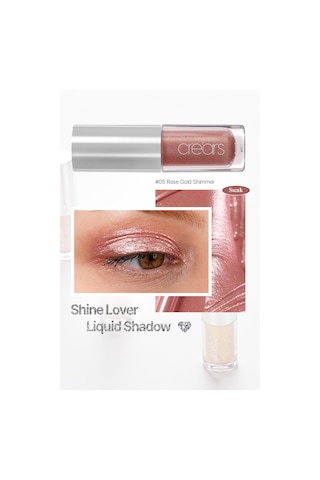 Yoğun Işıltılı, Prizmatik Yapılı Likit Far Cre'ars Shine Lover Liquid Shadow 05 Rose Gold Shimmer 93863208