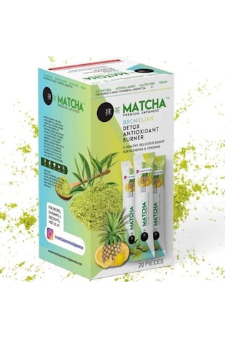 Bilge Matcha Premium Japenese Bromelain, Ananas, Limon Aroma