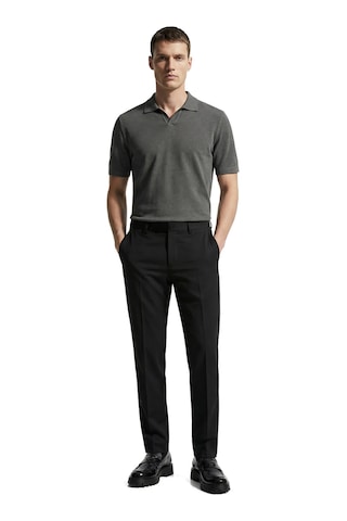 Düz Kumaş Slim Fit Klasik Erkek Pantolon Rafael Siyah