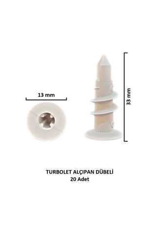 Turbolet Dübeli, Burgulu Turbulet Dübeli 20 Adet