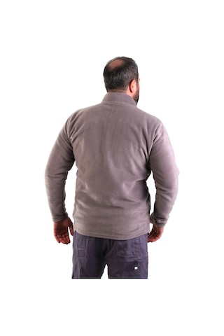 Eser - Fermuarlı Polar Mont - Gri