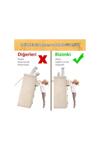 Çelik Halatlı Ağır Eşya Sabitleme Aparatı