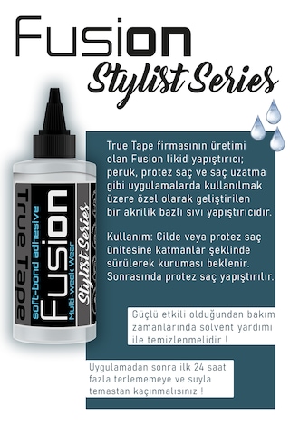 True Tape Fusion Protez Saç Likid Yapıştırıcı 3.4 Fl Oz 100ml