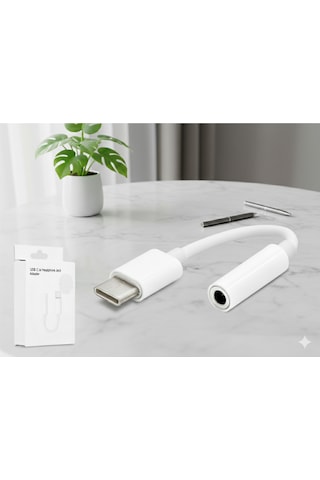 Tüm Typc Olan Telefonlara Uyumlu Kulaklık Çevirici Aux 3.5mm Dönüştürücü Adaptör Type-c 1 Adet