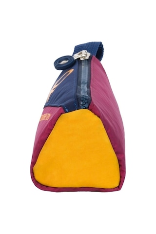 United Colors Of Benetton Color Blocking Unisex Çocuk Üçgen Kalemlik - Lacivert-bordo-hardal Çok Renkli