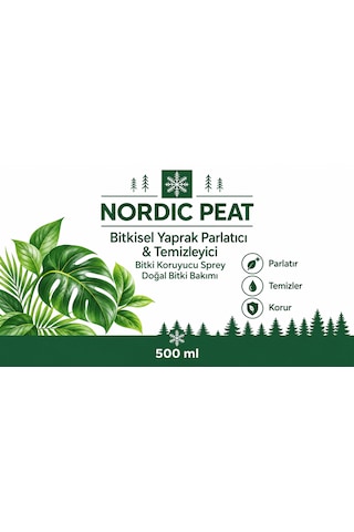 Nordic Yaprak Parlatıcı & Temizleyici - Bitki Koruyucu Sprey Doğal Bitki Bakım 500 Ml 1