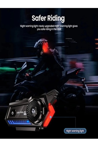 Bt57 Motosiklet Kask Kulaklık Intercom Işıklı Motorsiklet Interkom 86232086