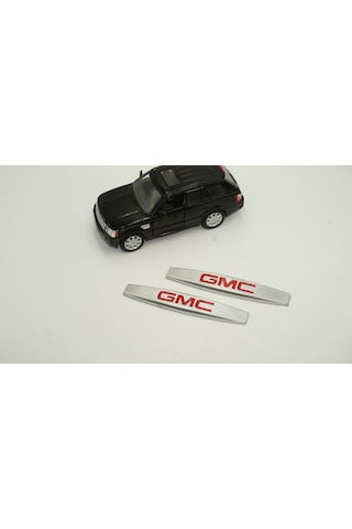 Gmc Logo Yan Çamurluk 3M 3D Krom Metal Logo Amblem