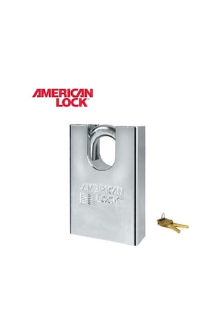 Amerıcan Lock A748 Saklı Kelepçeli Masif Çelik Asma Kilit. 64mm