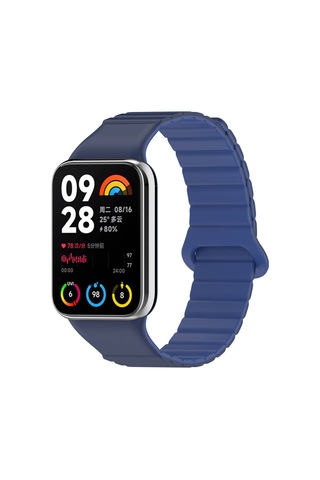 Xiaomi Mi Band 8 Pro Silikon Kordon Akav Krd-105 Strap Kayış-pudra