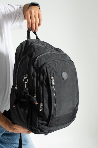 Ultra Hafif Çok Cepli Su Geçirmez Sırt Çantası Unisex Siyah Model: 571-1d - Siyah