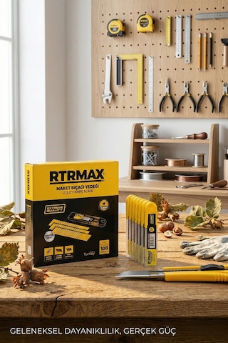 Rtr Max Rak116 Geniş Ağız Maket Bıçağı Yedeği Alüminyum
