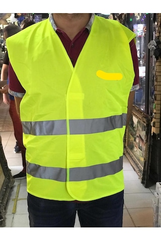 Portwest Fosforlu İkaz Yeleği 140 Gram - Reflektörlü Güvenlik Yeleği