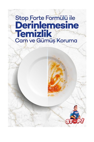 Stop Forte Toz Bulaşık Deterjanı 44 Yıkama