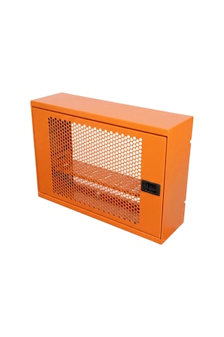 Alfafonet Wifi Box 400 Duvar Tipi Modem Ve Wifi Kutusu 400x120x280 Mm Turuncu Perfore Metal Kapak Montajlı