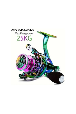 Xuweiwei 3000 Sku 1 Adet Akakuma Olta Makarası 14+1 Bb Döner Makara 1000-6000 Serisi Uzun Atış Olta Çarkı 25kg Çekme Gücü Tuzlu Tatlı Su Balıkçılık