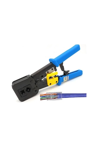 Px-8060y Rj45/rj11 Cat6 Yeni Nesil Jak Pense, 8p8c Rj45 Ve 6p4c Rj11 Uyumlu Network Telefon Kablo Ucu Sıkma Pensesi, Ka