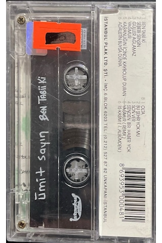 Plak Değildir Kaset Tir Ümit Sayın Ben Tabii Ki Kaset