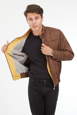 Sposo 1088 Su Itici Kumaş Regular Kalıp A.Kahve Erkek Yazlık Mont Açık Kahverengi