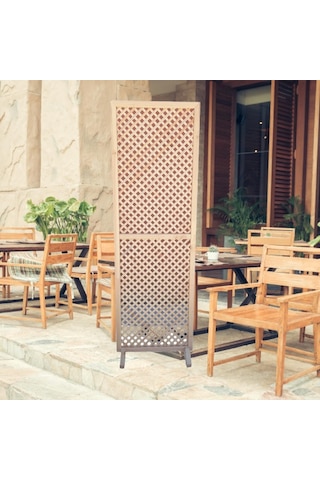 ahşap paravan seperatör 65*200