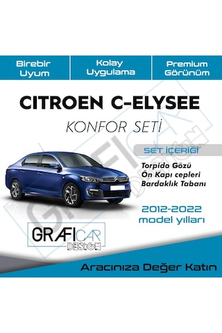 Citroen C-Elysee - Araç Içi Ses  Kumaş Kaplama-Konfor Set