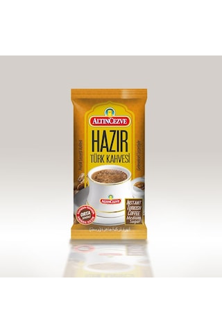 Altıncezve Hazır Türk Kahvesi Orta Şekerli 20'li 20 x 9 G