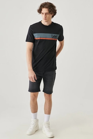 Lee Erkek T Shirt L211918 001 SİYAH Siyah
