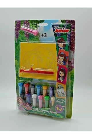 Disney Sofia Eğitici Ve Eğlenceli Kum Boyama Seti 4in1-red Castle Fm-11-e