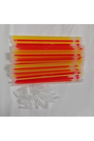 Fosforlu Çubuk Glow Stick Fosforlu Bileklik 100 Adet N11.23