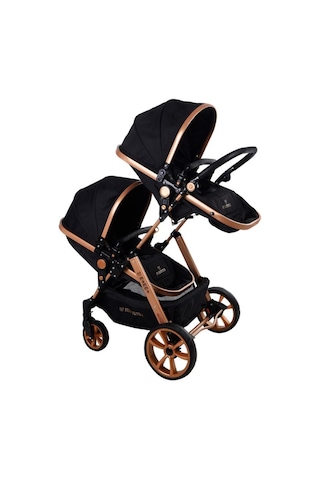 Mamma Twin Gold Travel Sistem İkiz Bebek Arabası
