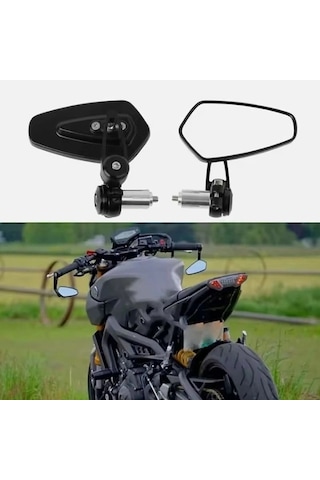 Vexor Motosiklet Gidon Aynası Siyah Tak Kullan