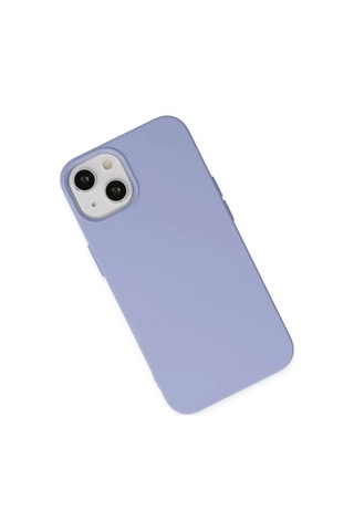 Apple iPhone Uyumlu Uyumlu 14 Kılıf Nano İçi Kadife Silikon - Lila