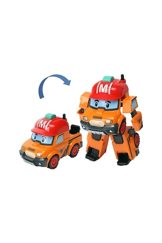 Robocar Poli Mark Dönüşen Araç Robot Figür 10 Cm 3+ Yaş