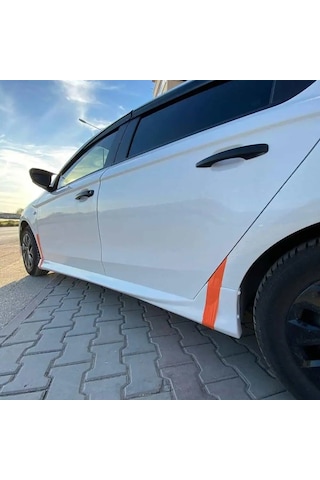 Citroen C Elysee Yan Marşpiyel Seti Plastik 2 Adet Mat Siyah 2013 Ve Üzeri Karlık+ek+bodykit