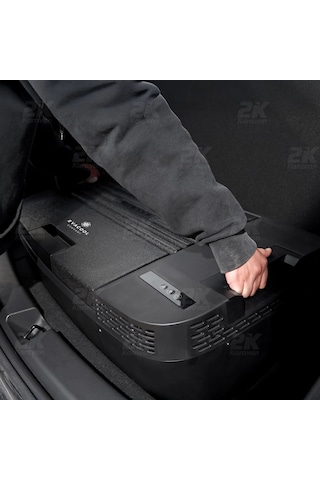 Evacool Tesla Model Y Uyumlu 35 Litre 12,24,220v Kompresörlü Taşınabilir Buzdolabı