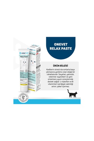 Onevet Kedi Maltı 50 Gr Relax Paste Rahatlatıcı Malt Macunu
