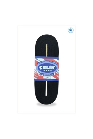 Siyah Paça Lastiği 3 Cm 10 M Dekoratif Elastik Şerit Lastik Dikiş