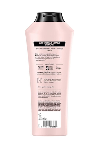 Gliss Split Hair Miracle Şampuan 6 x 400 ML